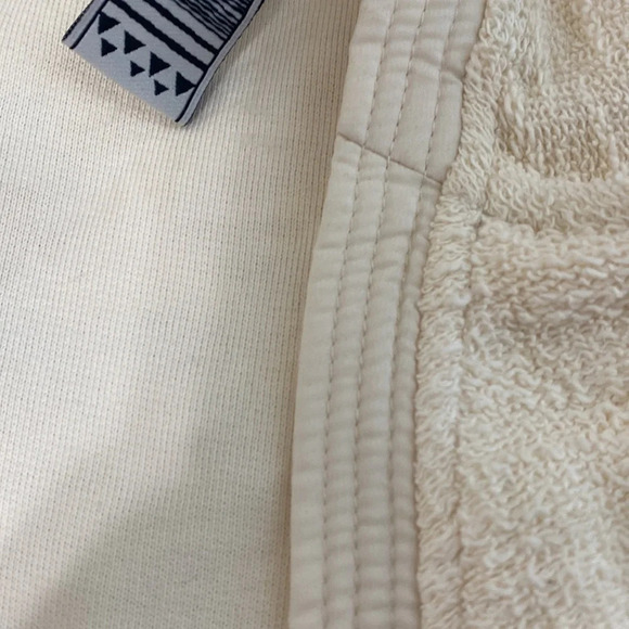 Scotch & Soda Women's Cream Long Sleeve Open Front Cardigan Sweater Size L - Picture 7 of 7